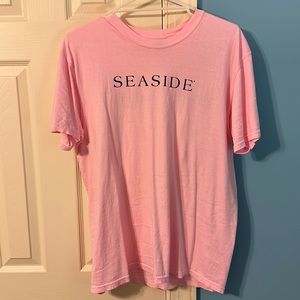 Pink Seaside Short-Sleeve Shirt